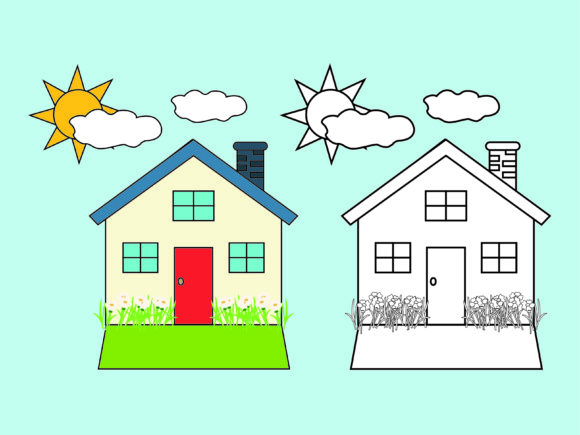 A Blueprint for Your Handmade Business: White and Blue House Graphics