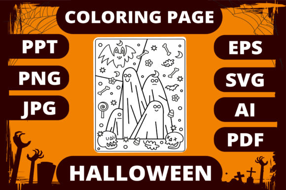 A Designer's Review of Halloween Coloring Page for Kids 8 for Real Embroidery Projects