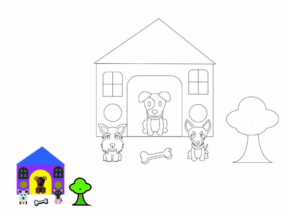 A Friendly Dog Vector for Local Business Graphics