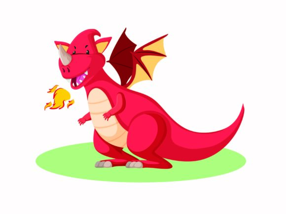A Friendly Dragon for Your Embroidery Projects