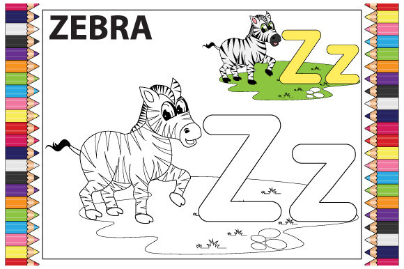 A Playful Letter Z Graphic for Craft Projects