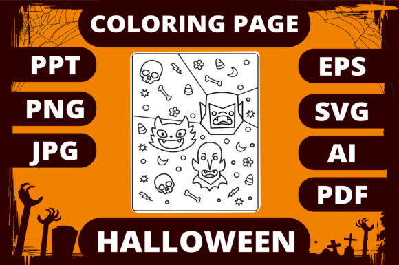 Halloween Coloring Page for Kids: A Publishing Asset Review