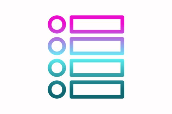 Rainbow List Icons: A Flexible Graphic for Brand Identity